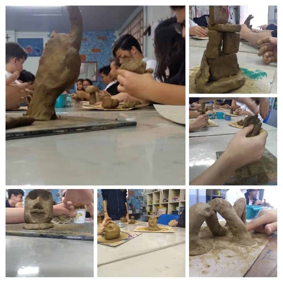 ATELIÊ DE ARTE – PRODUZINDO ESCULTURA- 9º ANO